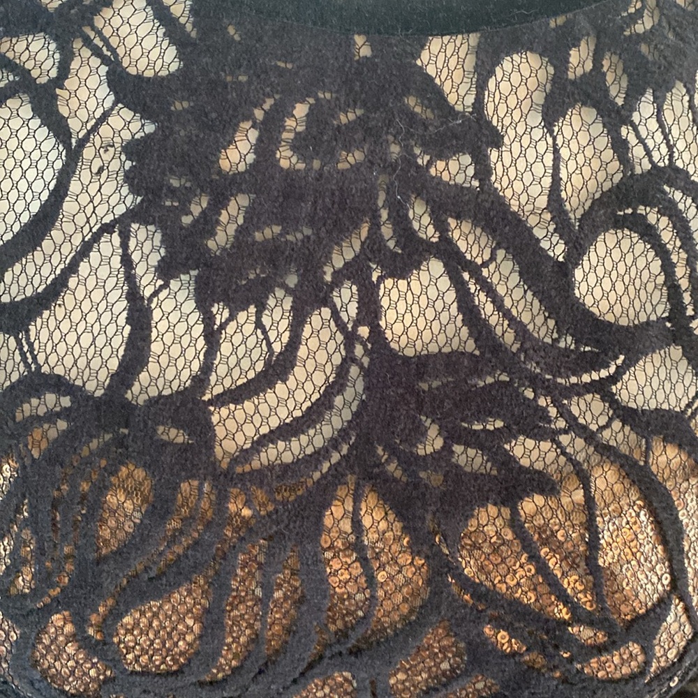 Tadashi Shoji vita sequin lace over dress by  size 4 - Picture 6 of 14